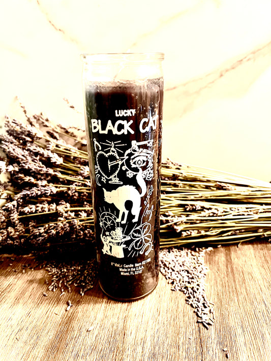 Black Cat Candle